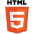 Html 5 Icon from SVG Logos Set