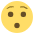 Hushed Face Emoji from EmojiTwo Colors Set