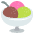 Ice Cream Emoji from EmojiTwo Colors Set