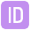 Id Button Emoji from EmojiTwo Colors Set