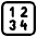 Input Numbers High Contrast Emoji from Fluent Emoji High Contrast Set