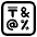 Input Symbols High Contrast Emoji from Fluent Emoji High Contrast Set