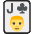 Jack Of Clubs Emoji from EmojiTwo Colors Set