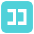 Japanese Here Button Emoji from EmojiTwo Colors Set