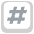 Keycap Number Sign Emoji from EmojiTwo Colors Set