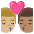 Kiss Man Man Medium Light Skin Tone Medium Skin Tone Emoji from Noto Emoji Set