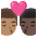 Kiss Man Man Medium Skin Tone Dark Skin Tone Emoji from Noto Emoji Set
