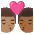 Kiss Man Man Medium Skin Tone Medium Dark Skin Tone Emoji from Noto Emoji Set