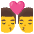 Kiss Man Man Emoji from Noto Emoji Set