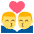 Kiss Manman Emoji from EmojiTwo Colors Set