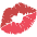 Kiss Mark Emoji from EmojiTwo Colors Set