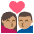 Kiss Medium Skin Tone Emoji from EmojiTwo Colors Set
