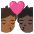 Kiss Person Person Medium Dark Skin Tone Dark Skin Tone Emoji from Noto Emoji Set