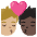 Kiss Person Person Medium Light Skin Tone Dark Skin Tone Emoji from Noto Emoji Set