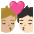 Kiss Person Person Medium Light Skin Tone Light Skin Tone Emoji from Noto Emoji Set