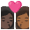 Kiss Woman Woman Dark Skin Tone Medium Dark Skin Tone Emoji from Noto Emoji Set