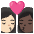 Kiss Woman Woman Light Skin Tone Dark Skin Tone Emoji from Noto Emoji Set