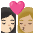 Kiss Woman Woman Light Skin Tone Medium Light Skin Tone Emoji from Noto Emoji Set