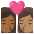 Kiss Woman Woman Medium Dark Skin Tone Medium Skin Tone Emoji from Noto Emoji Set