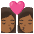 Kiss Woman Woman Medium Dark Skin Tone Emoji from Noto Emoji Set