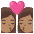 Kiss Woman Woman Medium Skin Tone Emoji from Noto Emoji Set