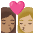 Kiss Woman Woman Medium Skin Tone Medium Light Skin Tone Emoji from Noto Emoji Set