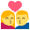 Kiss Emoji from EmojiTwo Colors Set