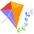 Kite Emoji from Noto Emoji Set