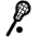 Lacrosse High Contrast Emoji from Fluent Emoji High Contrast Set