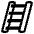 Ladder High Contrast Emoji from Fluent Emoji High Contrast Set