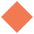 Large Orange Diamond Emoji from EmojiTwo Colors Set