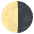 Last Quarter Moon Emoji from EmojiTwo Colors Set