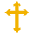 Latin Cross Emoji from EmojiTwo Colors Set