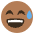 Laughing With Sweat Emoji Emoji from EmojiTwo Colors Set