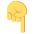 Left Hand Pointing Down Emoji from EmojiTwo Colors Set