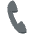 Left Phone Receiver Emoji from EmojiTwo Colors Set