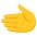 Leftwards Hand Emoji from Noto Emoji Set