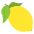 Lemon Emoji from EmojiTwo Colors Set