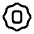 Letter O Waves Icon from Mynaui Line Set