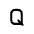 Letter Q Icon from Mynaui Line Set