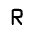 Letter R Icon from Mynaui Line Set | Free Download as SVG Vector and Transparent PNG | Streamline icons