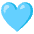 Light Blue Heart Emoji from Noto Emoji Set