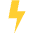 Lightning Symbol Emoji from EmojiTwo Colors Set