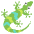 Lizard Emoji from EmojiTwo Colors Set