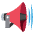 Loudspeaker Emoji from EmojiTwo Colors Set