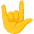 Love You Gesture Emoji from Noto Emoji Set