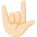 Love You Gesture Light Skin Tone Emoji from Noto Emoji Set