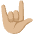 Love You Gesture Medium Light Skin Tone Emoji from Noto Emoji Set