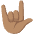 Love You Gesture Medium Skin Tone Emoji from Noto Emoji Set