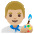 Man Artist Medium Light Skin Tone Emoji from Noto Emoji Set